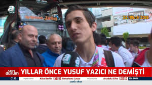 Spor toto süper lig takımlarından trabzonspor'da fenerbahçe maçının hazırlıkları sürerken bugün yapılan idmanda genç futbolcu yusuf yazıcı'nın görüntüsü dikkat. Iste Yusuf Yazici Nin 2015 Yilinda Verdigi Roportaj Youtube