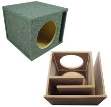 Car Audio Single 12 Spl Bass Subwoofer Labyrinth Vent Sub Box Stereo Enclosure Subwoofer Box Design 12 Inch Subwoofer Box Subwoofer Box
