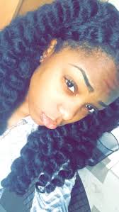 Crochet braids with Marley hair & flexi rod curls