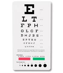 snellen pocket eye chart 3909 by prestige medical medline