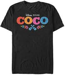 Disney Pixar Men S Coco Movie Logo Short Sleeve T Shirt Reviews T Shirts Men Macy S Disney Pixar Pixar Mens Tshirts