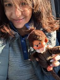 Look what I found at Toys''R''Us!!! Hello Kitty x Monchhichi!! 😍🐵🐱