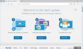 Select start > settings > update & security. Edge Reveals That April Update Is The Name Of Windows 10 S Next Update