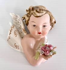 Porcelain Angel Plaque