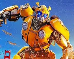 Bumblebee demonstrates masculine qualities, such as broader shoulders. Bumblebee Transformer Paint By Number Numpaint Paint By Numbers