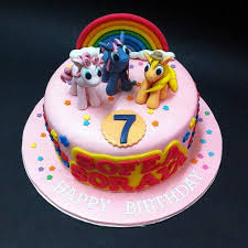 My little pony is an animated series based on hasbro's wildly popular franchise with the same name. My Little Pony Birthday Cake Delivery Iskandar Puteri Cakes For Kids Delivery