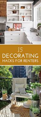 15 Decorating Hacks For Renters That Won T Cost You Your Security Deposit Easy And Budget Renters Decorating Rental Home Decor Apartment Decorating Rental
