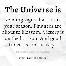 Something Good Is Just About To Happen Type Yes To Affirm And Receive To Rece In 2020 Law Of Attraction Affirmations Money Affirmations The Secret Book