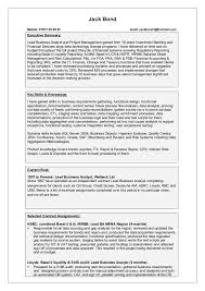 Cv Template Jack Bond