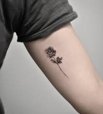 A beautiful rose forearm tattoo or a dot tattoo on a women arm will make them look more beautiful and insightful. Single Needle Rose Tattoo On The Left Inner Arm Rose Tattoos For Women Tiny Rose Tattoos Tattoos