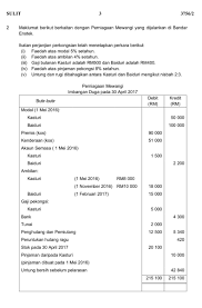 A) menyemak ketepatan pengiraan catatan yg telah dibuat dlm buku catatan pertama. Mohammad Ainuddin Kodri On Twitter Ada Certain Soalan Die Akan Bagi Untung Kasar Terus So Students Just Akan Buat Pelarasan And Tambahkan Hasil Dan Tolak Belanja Basic Https T Co Dfxhylcl9v