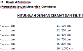 6000 seberkas sinar monokromatik dengan panjang gelombang 5. Contoh Soal Cm Ke M Kelas 3 Sd Terbaru 2019 Cute766