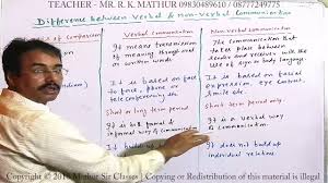 Difference Between Verbal And Nonverbal Communication Business Communication Business Studies Youtube