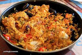 Paella Au Poulet Recette Paella Au Poulet Paella Recette Recette Plat Unique