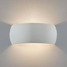 7073 Milo 1 Light Double Insulated Wall Light Ceramic 1299001 Up Down Wall Light Interior Wall Lights Plaster Wall Lights