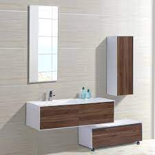 Mobile Bagno Grande Sospeso 130 Cm Softclose Composizione Bagno Mobile Lavabo Specchio E Base Con Ruote Inclusi Nel Prezzo