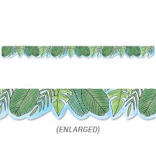 Tropical leaves bulletin board border africa friends classroom decoration 36ft one roll. Safari Friends Creative Teaching Press