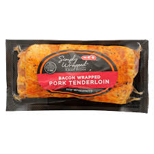 Get out 1 to 1 1 ⁄ 2 pounds (0.45 to 0.68 kg) of pork tenderloin and take it out of the package. H E B Bacon Wrapped Pork Tenderloin With Bbq Seasoning Shop Pork At H E B