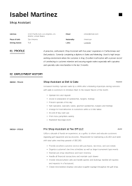 Do not limit yourself to the date and name of the. Shop Assistant Resume No Experience June 2021