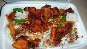 Nasi putih dada ayam daun bawang telur bawang putih cabe merah wortel buncis jangan lupa. Chooyaya Secret Garden Nasik Ayam Goreng Kunyit Netball Motor Shein