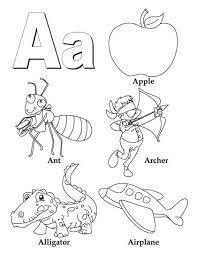Select from 35429 printable crafts of cartoons, nature, animals, bible and many more. Letter A Alphabet Coloring Pages Abc Coloring Letter A Coloring Pages