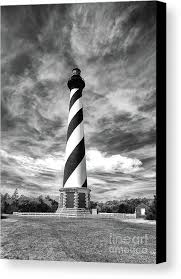 Black And White Canvas Prints From Photos Cape Hatteras Lighthouse In Black And White Canvas Print Canvas Art By Norma Brandsberg Cape Hatteras Lighthouse Hatteras Lighthouse Wood Photo Prints