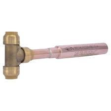Water hammer is when the pipes to your faucet create the loud noise by an abrupt closing of the valves when shutting off the water to your faucet. Sharkbite Sharkbite 1 2 Inch Brass Residential Water Hammer Arrestor Tee The Home Depot Canada