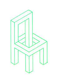 aqqindex impossible chair optical illusions art art optical optical illusion drawing