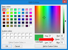 how to find your custom color codes with paint depict data