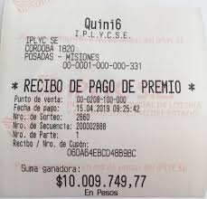 Hoy, leo, aunque es domingo tú ya tienes el síndrome del lunes. Un Mecanico Gano 10 Millones En El Quini 6 Con Una Boleta Comprada En Posadas Economis