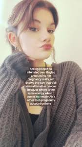 "she seems so immature!1!'" she will learn to adapt and overcome the issues  (that literally every other pregnant woman goes through) that she's faced  with if she made literally any other decision with ...