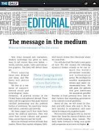 However, this spectacular, versatile, adaptive and easy to use tool goes way beyond that. Editorial Examples Newspaper