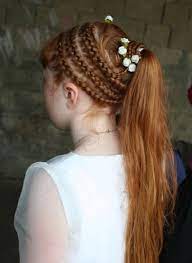 Pour qu'elle soit parfaite, il ne faut donc pas négliger sa coiffure. Coiffure Fille Pour Premiere Communion Beaux L