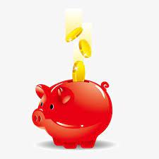 Pig Saving Money Save Coin Red Pig Save Money Png And Vector Money Clipart Saving Money Business Finance