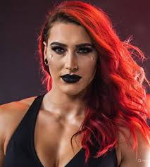 Rhea Ripley showing off her stunning hair😍 #WWE #RheaRipley