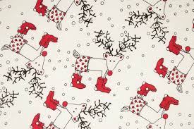 Christmas Reindeer Knit Fabric By The Yard Knit Pajama Etsy Holiday Knits Christmas Reindeer Scrapbook Patterns