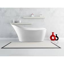 It is narrow, but can be used for a shower. Modern Freestanding Bathtub Bt 28 67 Inch Acrylic On Sale Overstock 31310434