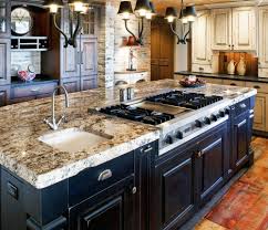 kitchen island with sink and dishwasher