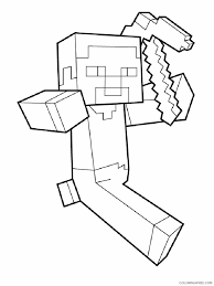 Alex from minecraft coloring page minecraft coloring pages. Minecraft Steve Coloring Pages Games Minecraft Steve 9 Printable 2021 0505 Coloring4free Coloring4free Com