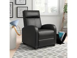 Leather sofas bring warmth and beauty to any room they are displayed. Homall Recliner Chair Padded Seat Pu Leather For Living Room Single Sofa Recliner Modern Recliner Seat Club Chair Home Theater Seating Black Newegg Com