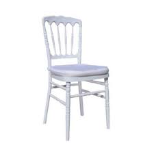 Der traditionelle elfenbeinfarbene stuhl napoleon eignet sich besonders gut für hochzeiten. Stuhl Napoleon Weiss Kissen Incl