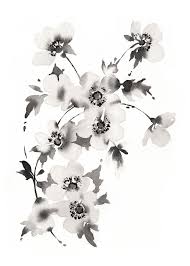 Black and white abstract floral background. Printable Black And White Watercolor Flowers Wall Art Abstract Flowers Art Minimalist Floral Wall Art Modern Flowers Instant Download In 2021 Watercolor Flowers Paintings Flower Painting White Watercolor