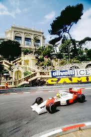 Monte carlo skyline, french riviera. Ayrton Senna Monaco Grand Prix 1990 Print Motor Racing Posters Ayrton Senna