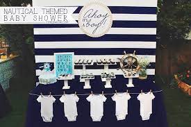 Nautical Themed Baby Shower Nautical Baby Shower Boy Sailor Baby Showers Baby Shower Themes