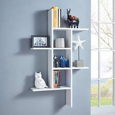Suche schneller, besser & schlauer bei zapmeta! Onlinecraft Beautiful Big Wall Shelf Wall Rack Wall Shelves For Home Decor Living Room Decor Office Decor Wall Decor White Amazon In Furniture