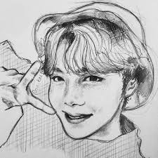 Happy Birthday To Our Boy Bts Bangtan Bangtanboys Bangtansonyeondan Beyondthescene Bulle Bts Fanart Bts Drawings Kpop Fanart