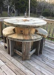 New Garden Pallet Table Furniture Ideas Ideas Ellise M Ellise Furniture Garden Ideas Pal In 2020 Pallet Patio Furniture Pallet Furniture Outdoor Spool Furniture