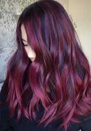 This is a trendy look that is perfect for the ladies who love beach waves. 62 Burgundy Hair Shades That Will Make Your Day Style Easily