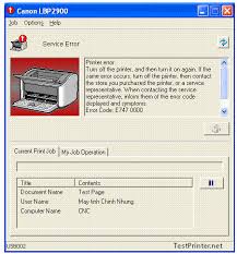 *precaution when using a usb connection disconnect the usb cable driver and application software files have been compressed. Canon Laserjet Lbp 2900 Errors Code Table Canon 2900 Problems