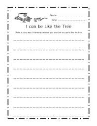 I Can Be Giving Like The Tree The Giving Tree Writing Lessons Writing Assignments